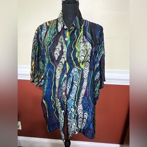Vintage COOGI Color Italian 100% Silk Australia.